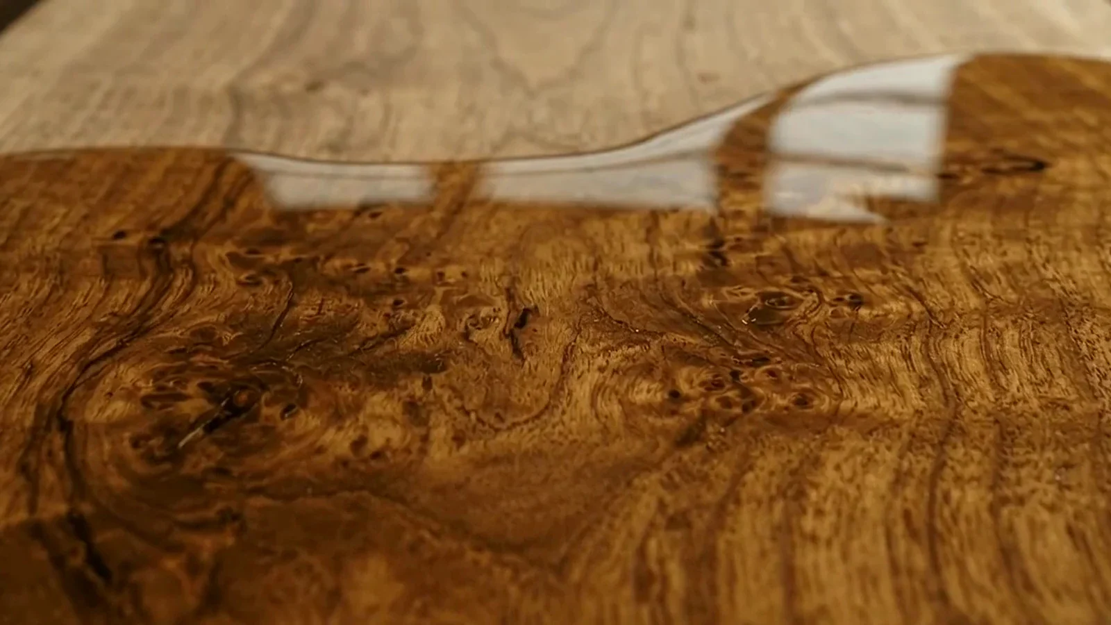 Oiled figured walnut