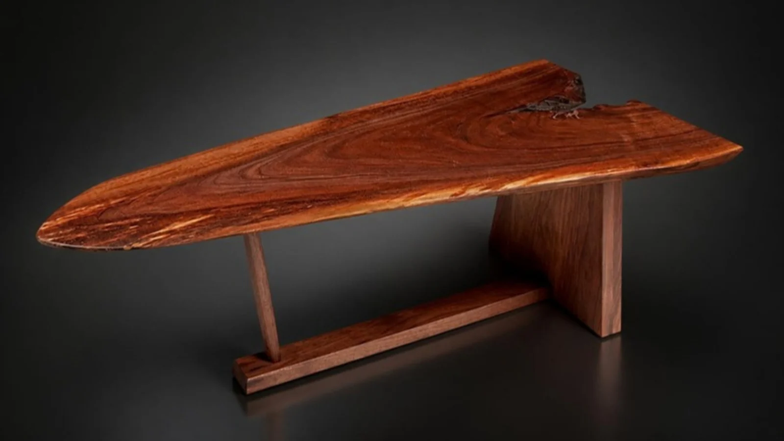 Live-Edge Coffee Table in Black walnut