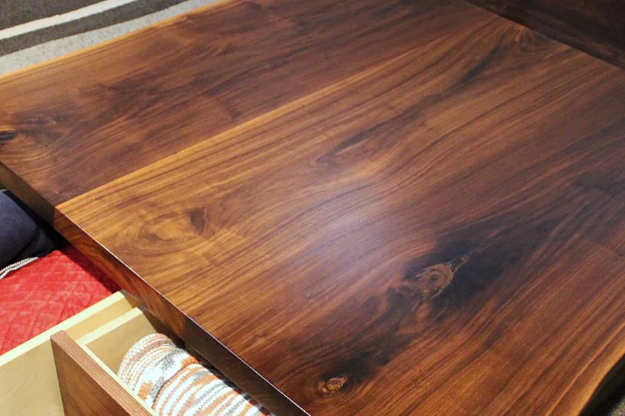 Black walnut, close