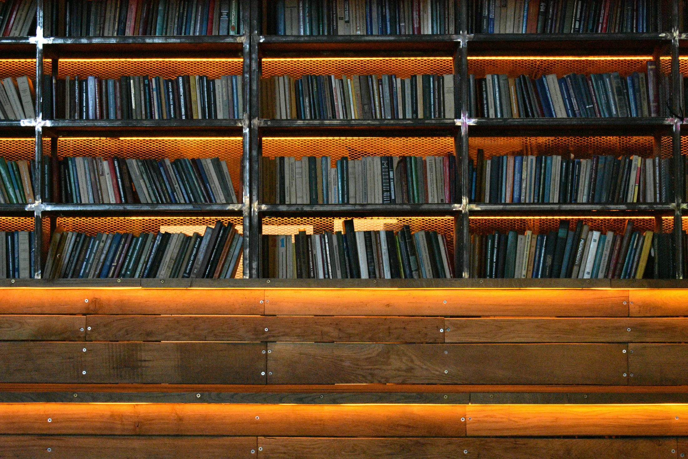 Shelves full of a life well read