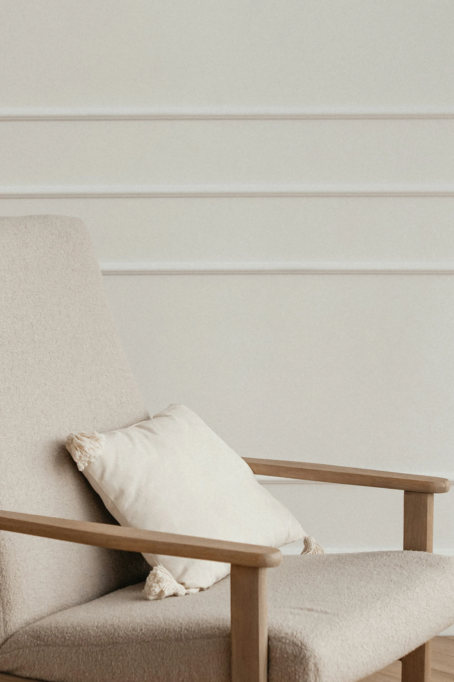 Walnut Lounge Chair — detail