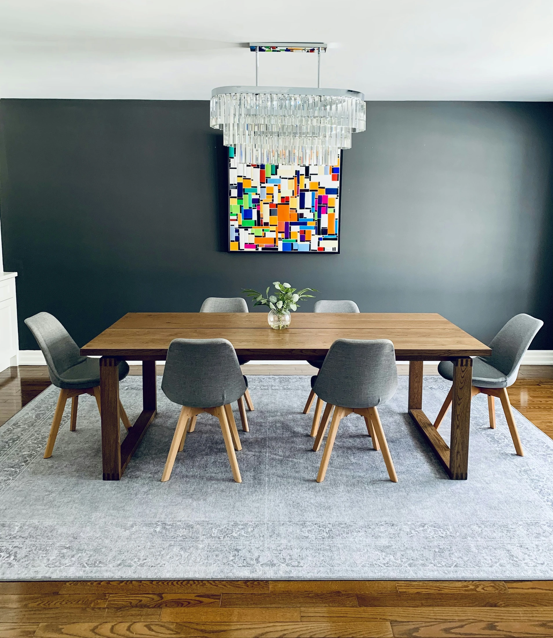 Walnut Dining Table in Black walnut